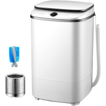TDOO Portable Washing Machine, Tdoo Shoes Washing Machine Baby Washing Machine, Semi-Automatic Washing Machine, Blue Light Antibacterial 7.5L Capacity, Including Drain HoseSuitable For Apartment, Dorm, 1 Year Warranty