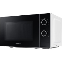 Samsung Solo Microwave Oven With Full Glass Door, 20L, White, Dual Dial, Ms20A3010Ah Sg, 1 Year Warranty