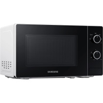 Samsung Solo Microwave Oven With Full Glass Door, 20L, White, Dual Dial, Ms20A3010Ah Sg, 1 Year Warranty