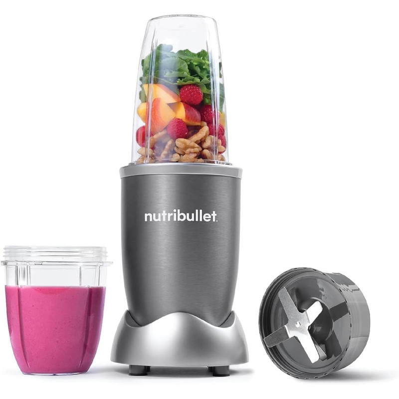 Nutribullet Grey Countertop Blender 600 Watt NB-101B, 2 Year Warranty