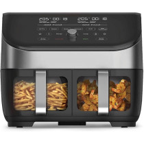 Instant Pot Vortex Plus Dual Air Fryer 7.6L, 1700W Large Double Air Frying Drawers 8-In-1 Smart Programmes Air Fry, Bake, Roast, Grill, Dehydrate, Reheat, Xl - Synccook And Syncfinish, 2 Years Warranty