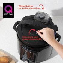 Instant Pot Duo Plus Whisper Quiet Multi-Cooker 9-In-1 Cooking Pressure Cook, Slow Cook, Rice, Steam, Saute, Yogurt, Sous Vide, Cake, And Keep Warm Dishwasher-Safe Lid, 2 Years Warranty
