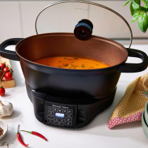 Russell Hobbs 28270 Good-To-Go Multicooker - 8 Versatile Functions Including Slow Cooker, Sous Vide, Rice And Food Steamer, Black, 750 Watt, 1 Year Warranty
