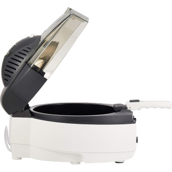 De'Longhi Multifry Air Fryer With Surround Heating System , Multi Cooker Grilling, Broiling, Roasting, Cooking, Baking, And Toasting , 1.5 Kg Capacity , Programmable , FH1175/2 , White And Black, 1 Year Warranty