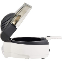 De'Longhi Multifry Air Fryer With Surround Heating System , Multi Cooker Grilling, Broiling, Roasting, Cooking, Baking, And Toasting , 1.5 Kg Capacity , Programmable , FH1175/2 , White And Black, 1 Year Warranty