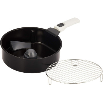 De'Longhi Multifry Air Fryer With Surround Heating System , Multi Cooker Grilling, Broiling, Roasting, Cooking, Baking, And Toasting , 1.5 Kg Capacity , Programmable , FH1175/2 , White And Black, 1 Year Warranty