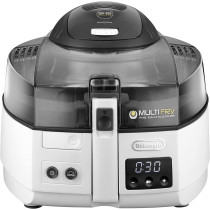 De'Longhi Multifry Air Fryer With Surround Heating System , Multi Cooker Grilling, Broiling, Roasting, Cooking, Baking, And Toasting , 1.5 Kg Capacity , Programmable , FH1175/2 , White And Black, 1 Year Warranty
