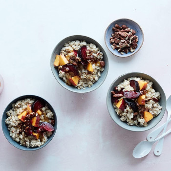 Instant Zest Rice And Grain Cooker 20 Cups Cooked (10 Cups Uncooked), 8 One Touch Smart Program, Non Stick Ceramic Inner Pot, Inp 140 5011 01 Gc, Black And Stainless Steel, 1 Year Warranty