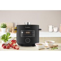 Moulinex Turbo Cuisine Electrical Pressure Cooker, 5 Litre, 915-1090W, Black, CE753827, 1 Year Warranty