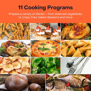 Nutricook Steami, Steam + Air Fryer Oven, 11-In-1 Functions, 24L Capacity, Steam + Convection, Real Steam Technology, ST01, 2 Year Warranty