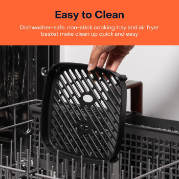 Nutricook Air Fryer Essentials Classic Vision By Caliber Brands, With Clear Window And Internal Light, Procyclone Technology, 5.2L Capacity, 2 Control Knobs, AFE152M-G, Grey, 1500 Watts, 2 Year Warranty