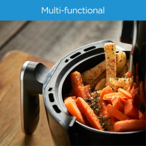 Midea 4.7L XL Air Fryer 1500W With Dual Cyclone Rapid Hot Technology For Frying, Grilling, Broiling, Roasting, Baking, Toasting, Timer Up To 60 Minutes And Temperature Control Up To 200 Degreec - MFTN40D2, 1 Year Warranty