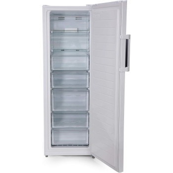 Midea 312 Litres Convertible Upright Freezer, Frost Free With Quick Freeze Technology, Converted From Freezer To Refrigerator With One Click Button, Large Capacity Fridge Freezer, Silver, HS312FWES, 1 Year Warranty