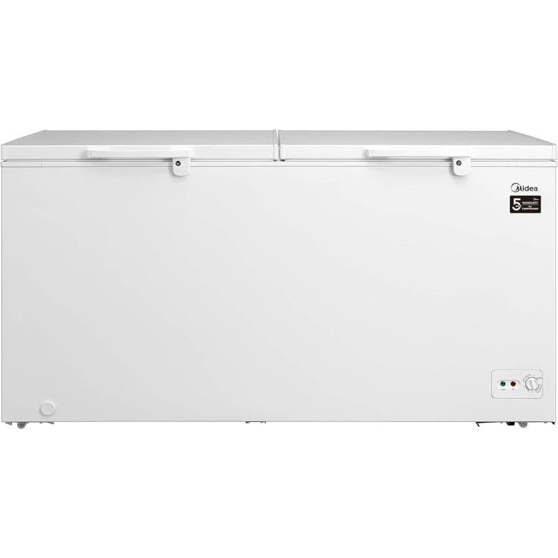 Midea Chest Freezer White Color, 702 Litre Net Capacity, 2 Door, HD933CN, 1 Year Warranty