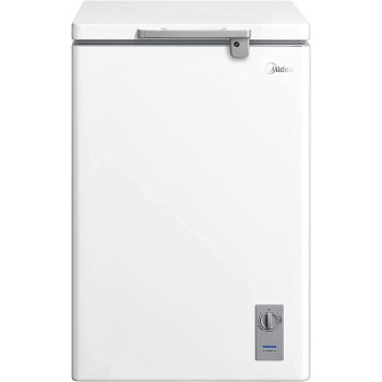 Midea 131 Litres Chest Freezer, White - HS131CN, 1 Year Warranty