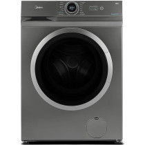 Midea 7Kg Front Load Washing Machine With BLDC Inverter Motor, 1400 RPM, 15 Programs, Fully Automatic Washer With Lunar Dial, Integrated Digital Control-Led Display, Multiple Temperature MF100W70BTGCC, 1 Year Warranty