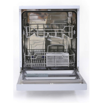 Midea Freestanding Dishwasher, 12 Place Settings, 5 Auto Programs, Inverter Quattro, Silent And High Energy Efficient, Half Load Function, Rapid Wash, Child Lock, Hygiene, 70 Degree Intensive Wash, WQP125203S, 1 Year Warranty