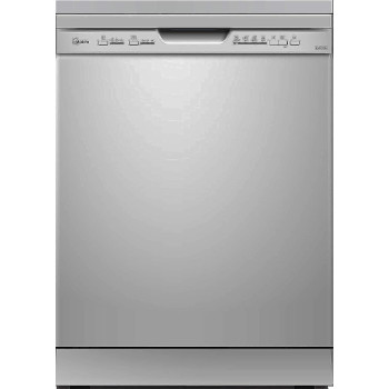 Midea Freestanding Dishwasher, 12 Place Settings, 5 Auto Programs, Inverter Quattro, Silent And High Energy Efficient, Half Load Function, Rapid Wash, Child Lock, Hygiene, 70 Degree Intensive Wash, WQP125203S, 1 Year Warranty