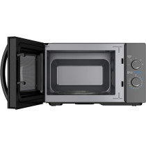 Midea 25 Litres Solo Microwave Oven With 5 Power Levels, 800W, Child-Safety-Lock, Defrost Function, 35 Minutes Timer, Fast Reheat, Pull Open Door Handle, Good For Home And Office, Black, MM8P022KG-BK, 1 Year Warranty