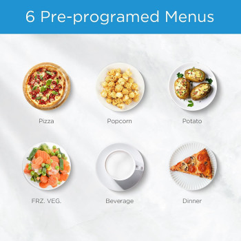 Midea 25L Microwave Oven With Digital Touch Control, 900W Power, Child-Safety-Lock, 10 Power Levels, Led Display With+30S Express Start, Grilling Roasting And Cooking Functions, Em925A2Gu-Sl, 1 Year Warranty