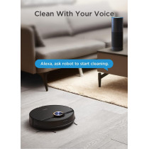 Midea M7 Pro Robot Vacuum Cleaner, 4000Pa Strong Suction With Bldc Motor, 150 Min Run Time, Wet Mopping, App And Voice Control With Msmartlife, 450Ml Dust-180Ml Water Tank, Carpet Sensor, Lds Navigation, 1 Year Warranty
