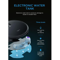 Midea I5C Robot Vacuum Cleaner, 4000Pa Strong Suction With Bldc Motor, Sweep And Wet Mopping, 3 Level To Choose, Wi-Fi App And Voice Control With Msmartlife, Several Cleaning Modes, 2600Mah Battery, 1 Year Warranty