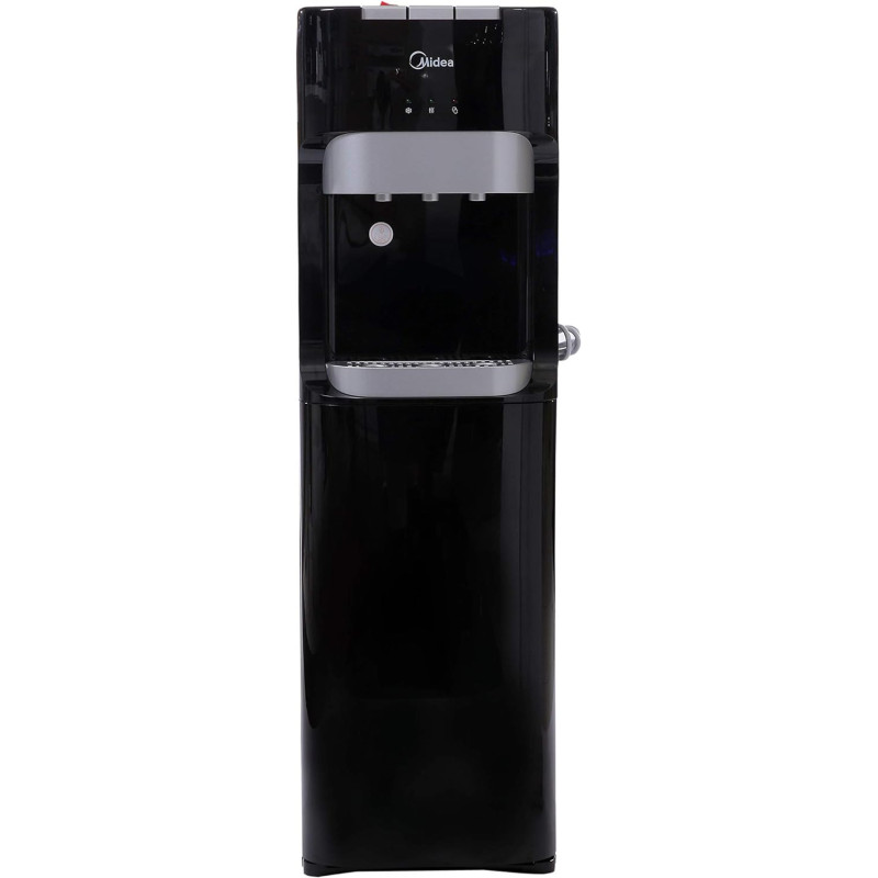 Midea Water Dispenser, Bottom Loading, Hot Cold And Ambient Temperature, Ice Cold Technology, Empty Bottle Indicator, Floor Standing, Child Safety Lock, Best For Home, Office And Pantry, Black, Yl1633S, 1 Year Warranty