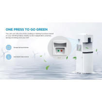 Midea Top Loading Water Dispenser With Cabinet, Hot And Cold Dual Function, 3 Temperatures Settings, Child Safety Lock, Best For Home Kitchen Office And Pantry, Yl2037Sw, 1 Year Warranty