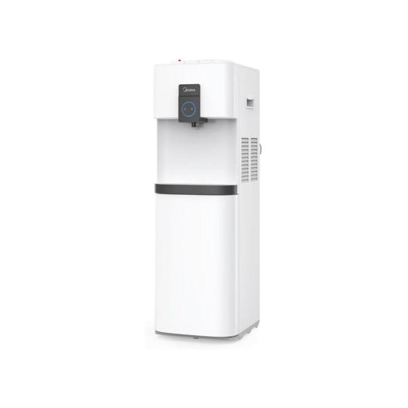 Midea Top Loading Water Dispenser With Cabinet, Hot And Cold Dual Function, 3 Temperatures Settings, Child Safety Lock, Best For Home Kitchen Office And Pantry, Yl2037Sw, 1 Year Warranty