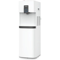 Midea Top Loading Water Dispenser With Bottom Refrigerator, Hot Cold And Ambient Temperature, Cooler Fridge With Large Storage Space, Child Safety Lock, Best For Home Kitchen Office And Pantry, Yl2037Sb, 1 Year Warranty