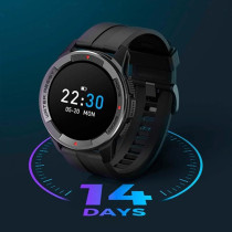 Mibro X1 Sports Smart Watch 1.3-inch Amoled HD, 38 Sport Modes Compromise, 24/7 Health Monitoring, 2-Weeks Battery Life, 5ATM Waterproof - Black, Standard