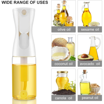CZDIDEXI Oil Sprayer For Cooking, 200ml Olive Oil Sprayer Mister, Olive Oil Spray Bottle, Kitchen Gadgets Accessories For Air Fryer, Canola Oil Spritzer, Widely Used For Salad Making, Baking, Frying, BBQ, 1 Year Warranty