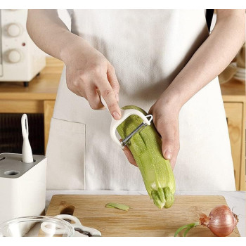 Varipos Kitchen 6-Piece Set With Storage Seat Utensils Set For Cookware Multifunctional Utility Gadget Fruit Complementary Food Tool Combination Set, 1 Year Warranty