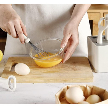 Varipos Kitchen 6-Piece Set With Storage Seat Utensils Set For Cookware Multifunctional Utility Gadget Fruit Complementary Food Tool Combination Set, 1 Year Warranty