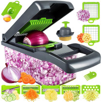 Maipor Vegetable Chopper (Grey), 1 Year Warranty