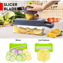 Maipor Vegetable Chopper (Grey), 1 Year Warranty