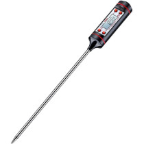 Ewinner Sincher Meat Thermometer, Cooking Thermometer With Instant Read, Lcd Screen, Hold Function For Kitchen Food Smoker Grill Bbq Candy Milk Water, Black, 1 Year Warranty