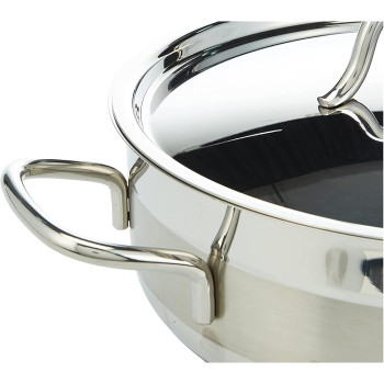 Korkmaz Alfa 9 Pieces Stainless Steel Cookware Set, Induction Base Cookware Pots And Pans Set, 1 Year Warranty