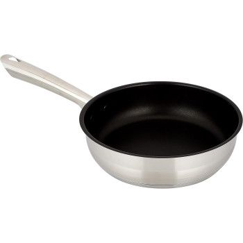 Bergner BG4391 9 Piece Gourmet Stainless Steel Cookware Set, Induction, Silver, 18/10, 1 Year Warranty