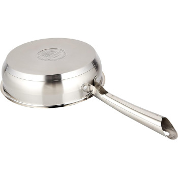 Bergner BG4391 9 Piece Gourmet Stainless Steel Cookware Set, Induction, Silver, 18/10, 1 Year Warranty