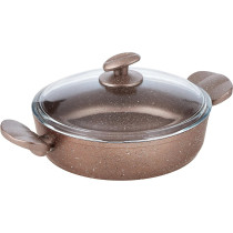 Home Maker Granitec Cookware 9-Pieces Set, Charm Rose Gold, 1 Year Warranty