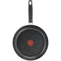 Tefal Dark Stone 11 Pc Set, Non-Stick, Stewpots 22/24/28 Cm, Saucepan 16 Cm, Frypans 20/28 Cm, Slotted Spatula, Aluminium, B491Bs85, 1 Year Warranty