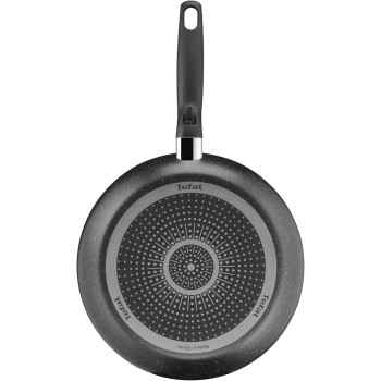 Tefal Dark Stone 11 Pc Set, Non-Stick, Stewpots 22/24/28 Cm, Saucepan 16 Cm, Frypans 20/28 Cm, Slotted Spatula, Aluminium, B491Bs85, 1 Year Warranty