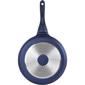 Winsor Cast Aluminum Granite Long Lasting Cookware, 3 Pieces, Blue, 1 Year Warranty