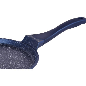 Winsor Cast Aluminum Granite Long Lasting Cookware, 3 Pieces, Blue, 1 Year Warranty