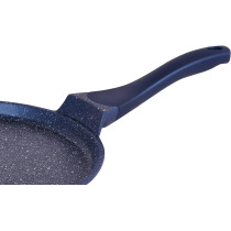 Winsor Cast Aluminum Granite Long Lasting Cookware, 3 Pieces, Blue, 1 Year Warranty