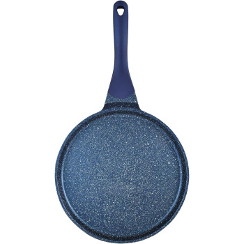Winsor Cast Aluminum Granite Long Lasting Cookware, 3 Pieces, Blue, 1 Year Warranty