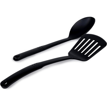 Wilson Presto 10 Piece Non-Stick Cookware Set, Non Stick Aluminium, Casserole, Sauce Pan, Fry Pan, Solid Spoon, Turner, Red, 1 Year Warranty