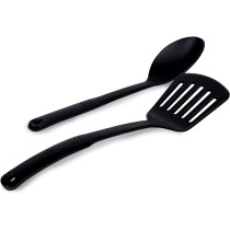 Wilson Presto 10 Piece Non-Stick Cookware Set, Non Stick Aluminium, Casserole, Sauce Pan, Fry Pan, Solid Spoon, Turner, Red, 1 Year Warranty