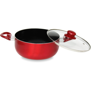 Blackstone Ceramic Cookware Set, Cooking Pots, Wok Pan, Fry Pan, Milk Pot, Nylon Spoon, Set Of 11 Pcs, 1 Year Warranty